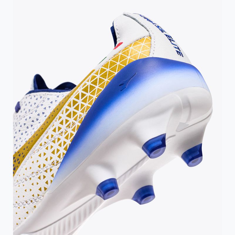 Vyriški futbolo bateliai Diadora Brasil Elite Tech GR ITA LPX white/blue/gold 9