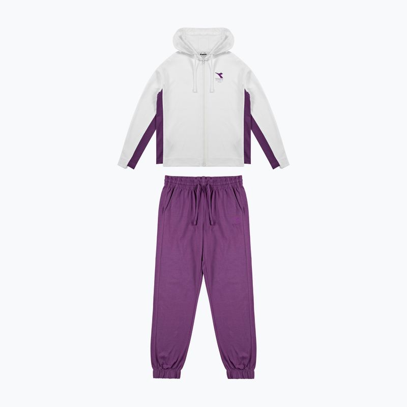 Moteriškas sportinis kostiumas Diadora L. Tracksuit HD FZ bianco ottico