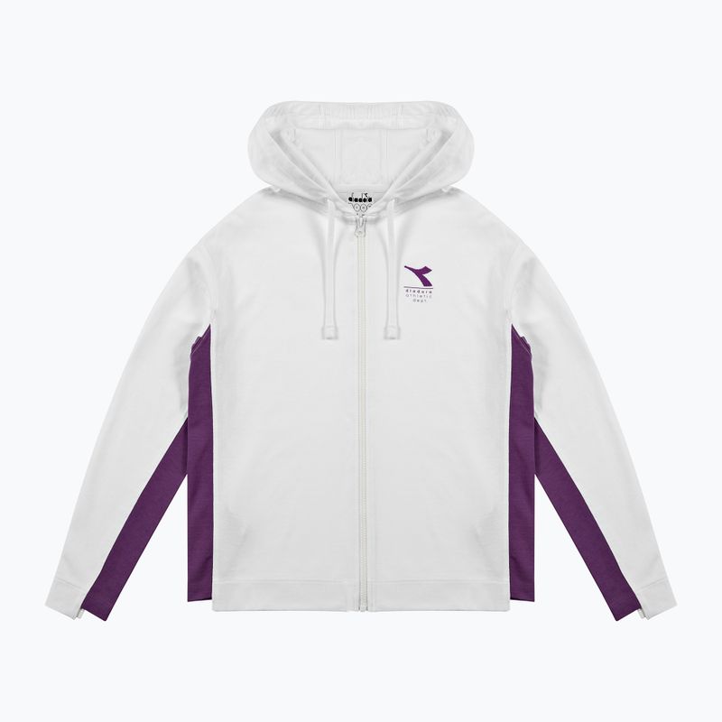 Moteriškas sportinis kostiumas Diadora L. Tracksuit HD FZ bianco ottico 2
