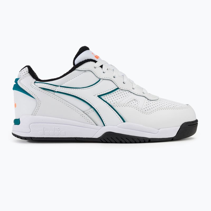 Batai Diadora Winner bianco/verd blu-capri 2