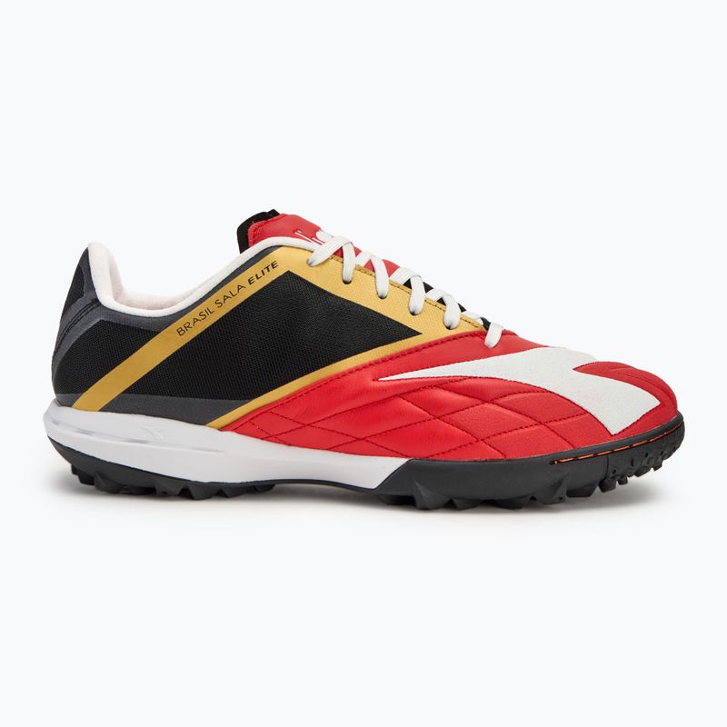 Vyriški futbolo batai Diadora Brasil Sala Elite TF milano red/white/black 2