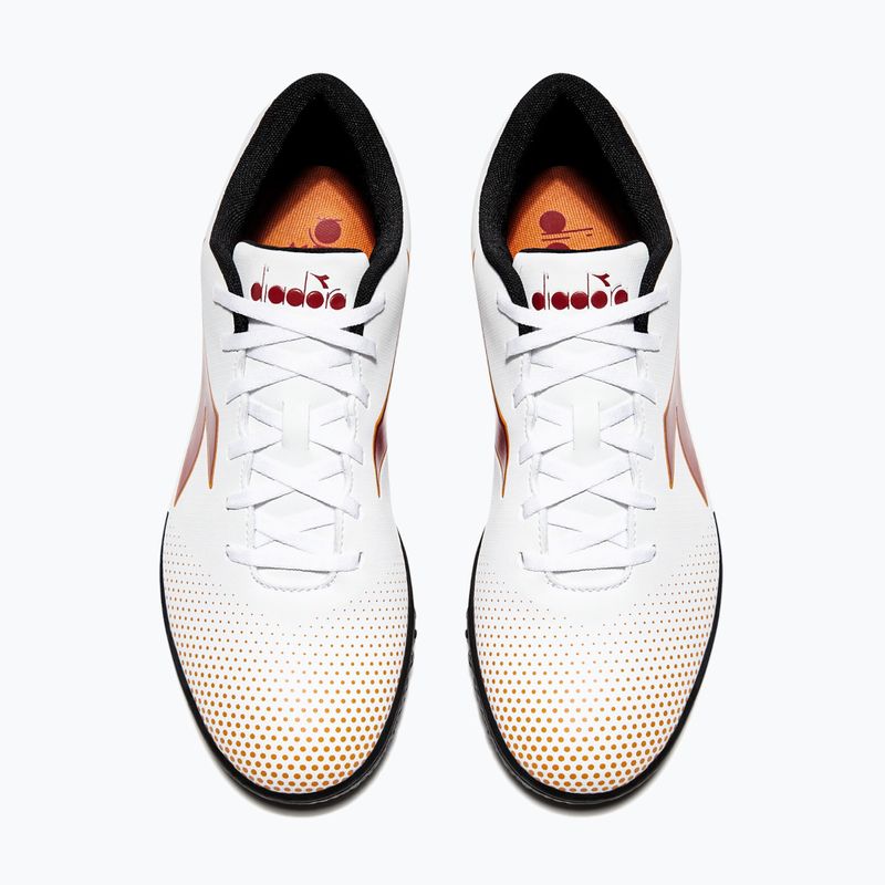 Vyriški futbolo batai Diadora Pichichi 7 TFR white/chili pepper/russet orange 10