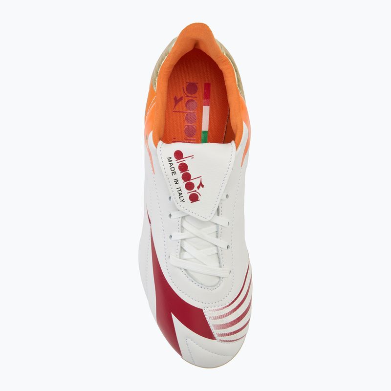 Vyriški futbolo batai Diadora Maximus Elite ITA T SLX white/chili pepper/russet orange 5