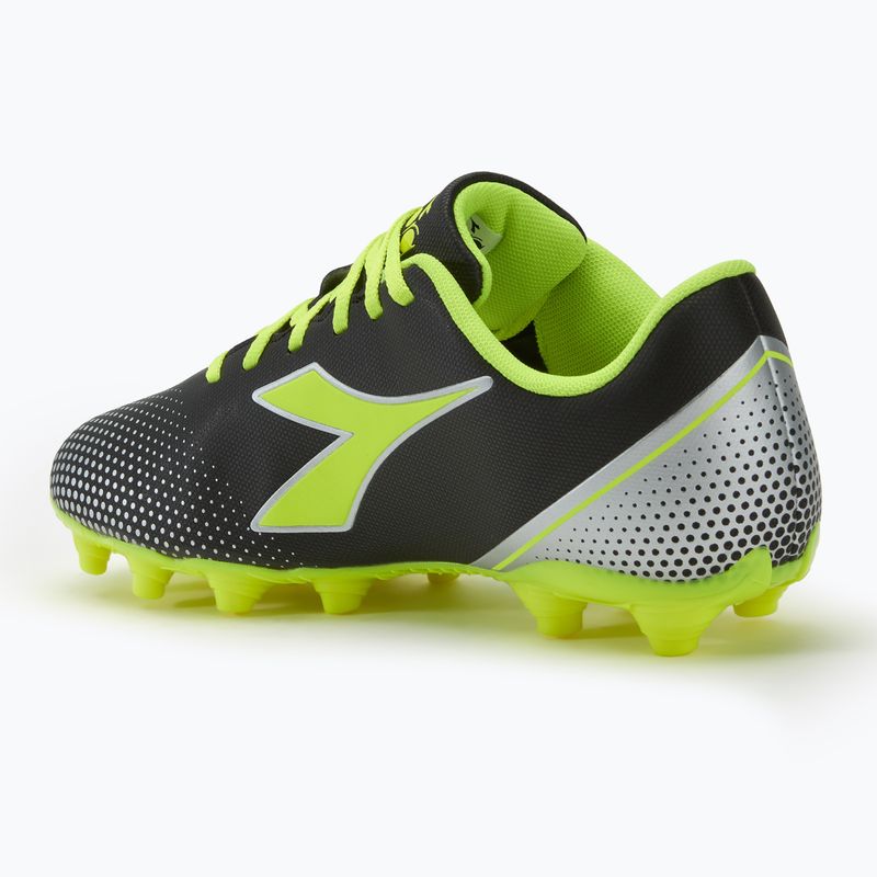 Vyriški futbolo batai Diadora Pichichi 7 MG14 black/yellow fl dd/silver dd 3