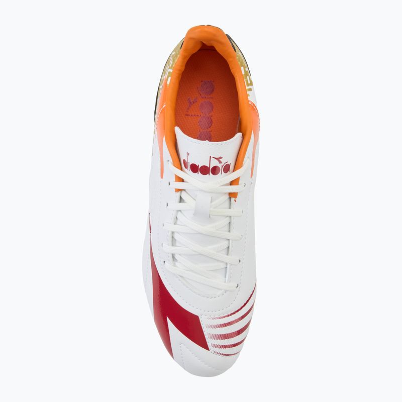 Vyriški futbolo batai Diadora Maximus Elite R LPU white/chili pepper/russet orange 5