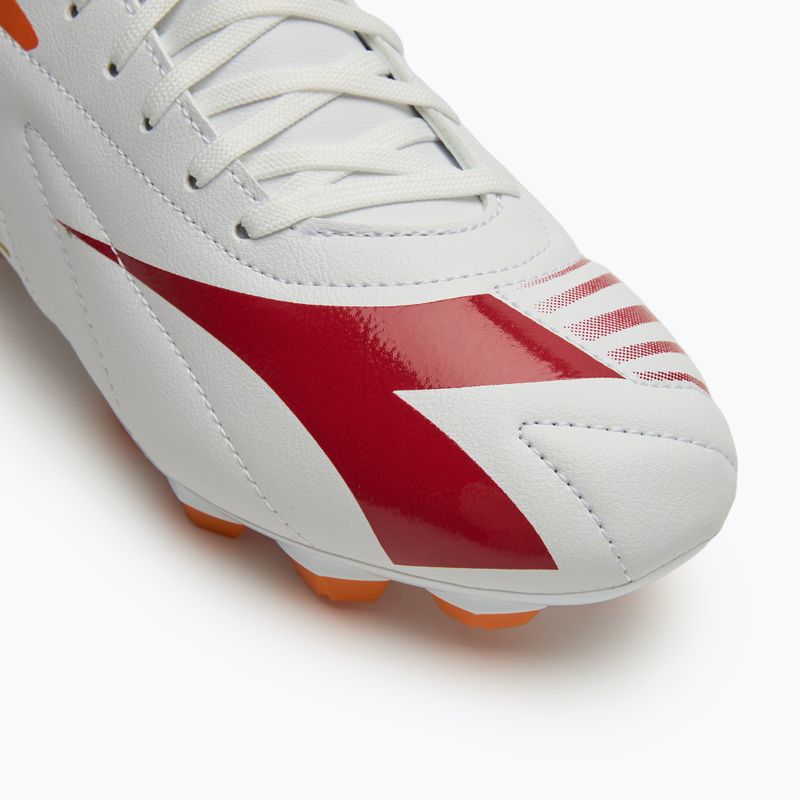 Vyriški futbolo batai Diadora Maximus Elite R LPU white/chili pepper/russet orange 7