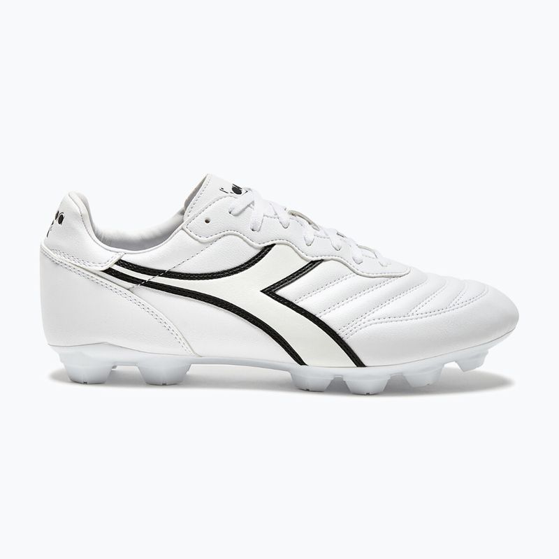 Vyriški futbolo batai Diadora Brasil R LPU white/black 8