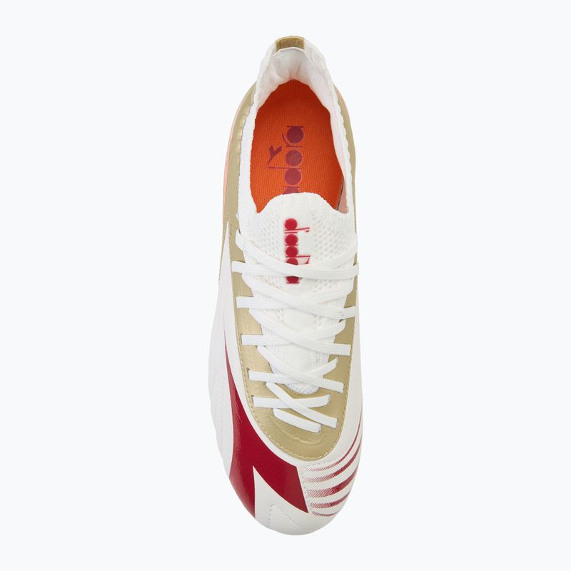 Vyriški futbolo batai Diadora Maximus Elite SLX white/chili pepper/russet orange 5