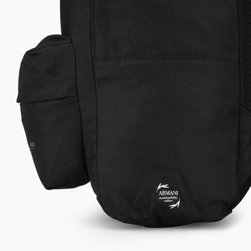 EA7 Emporio Armani Train Core 20 l juoda/auksinė kuprinė su logotipu 6