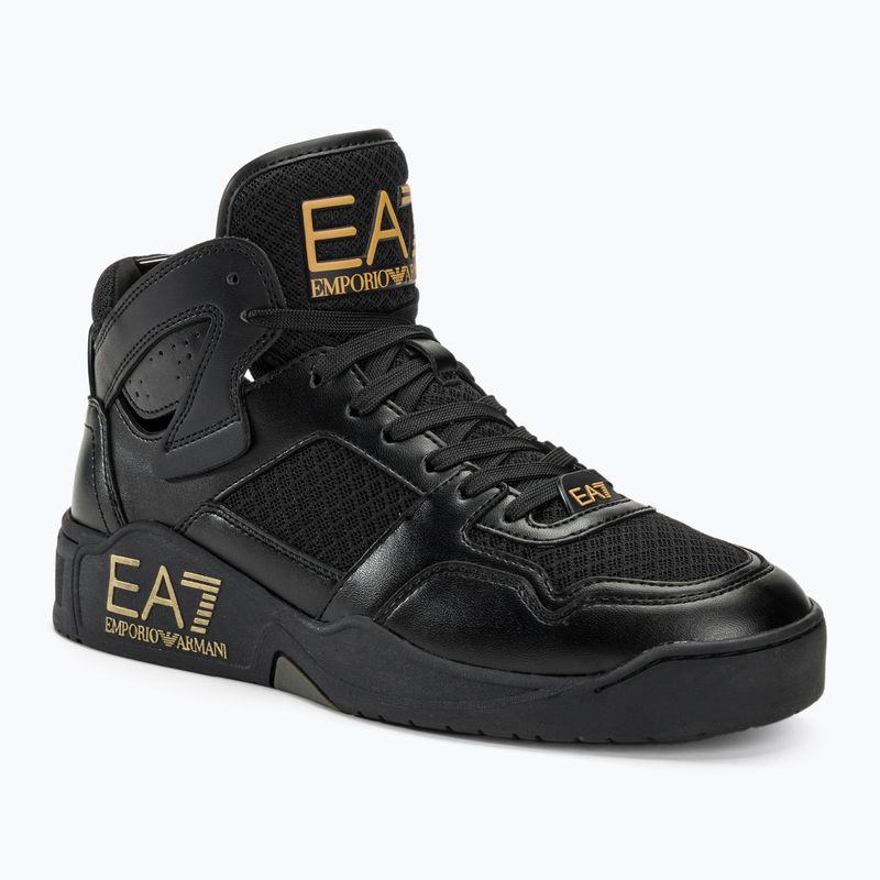 Batai EA7 Emporio Armani Basket Mid triple black/gold