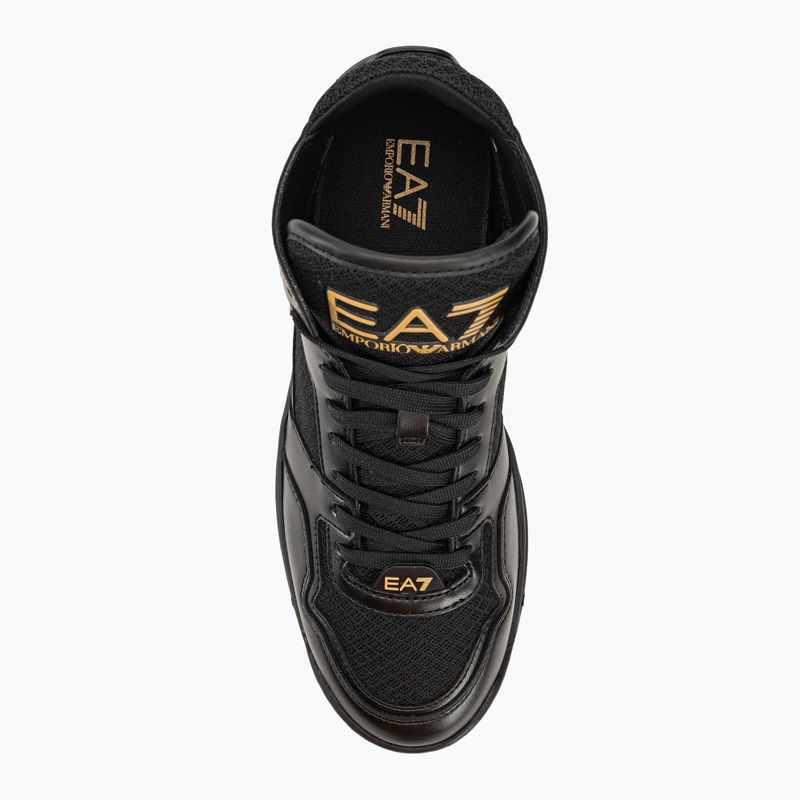 Batai EA7 Emporio Armani Basket Mid triple black/gold 5