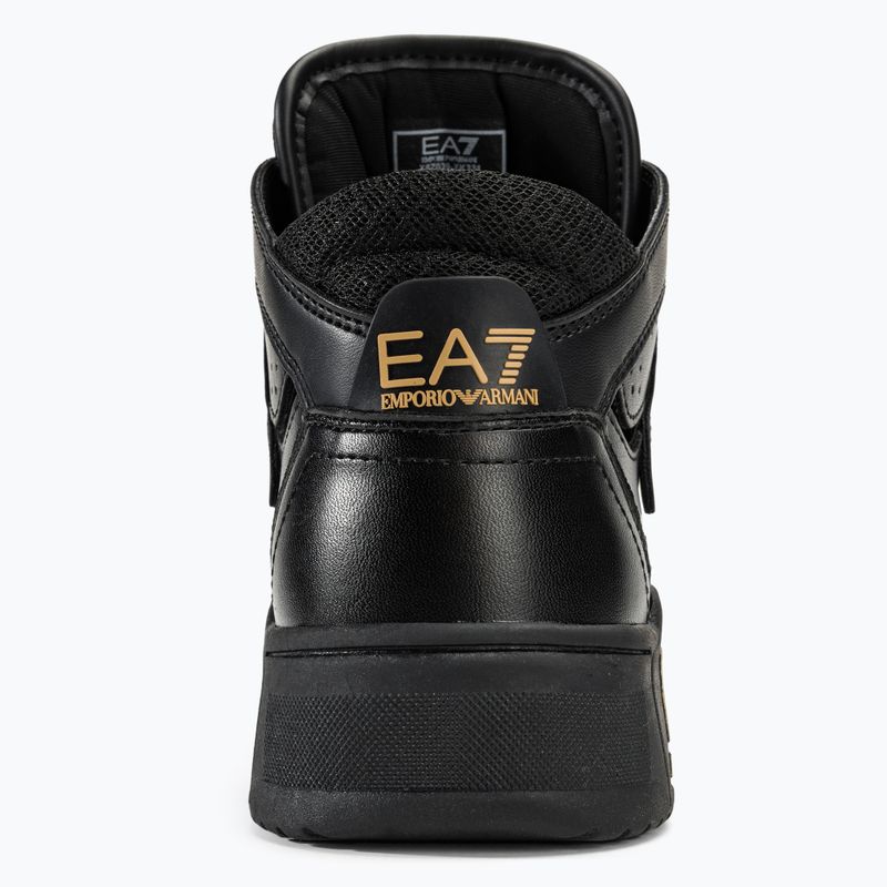 Batai EA7 Emporio Armani Basket Mid triple black/gold 6