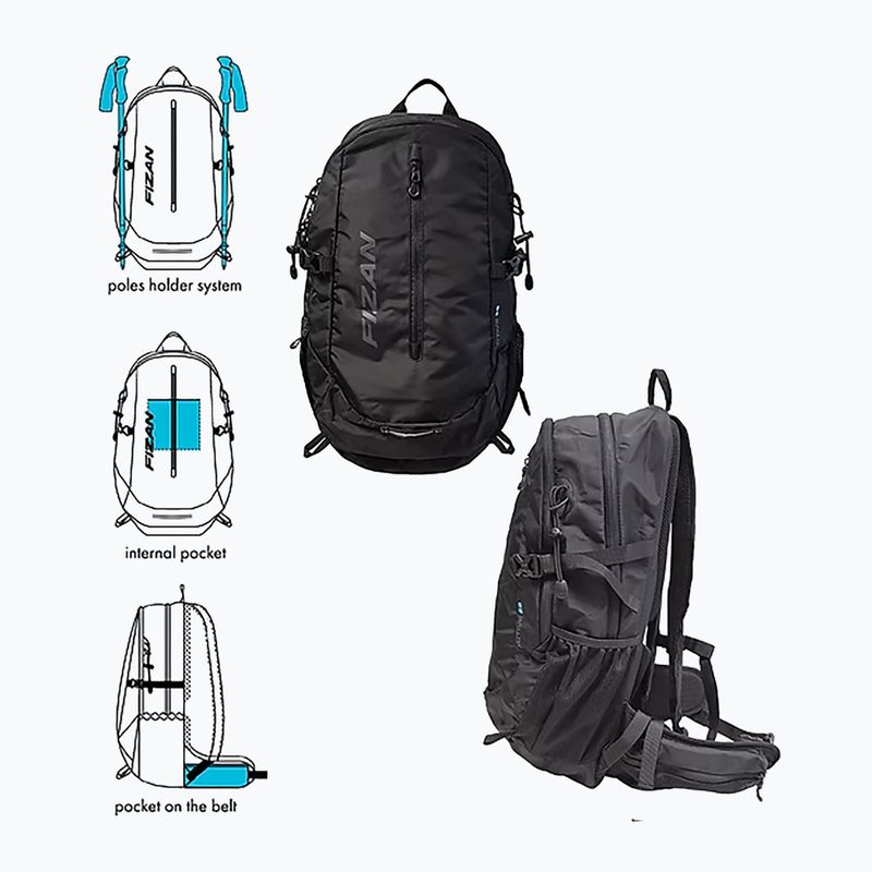 Turistinė kuprinė Fizan Active 28 l black 2