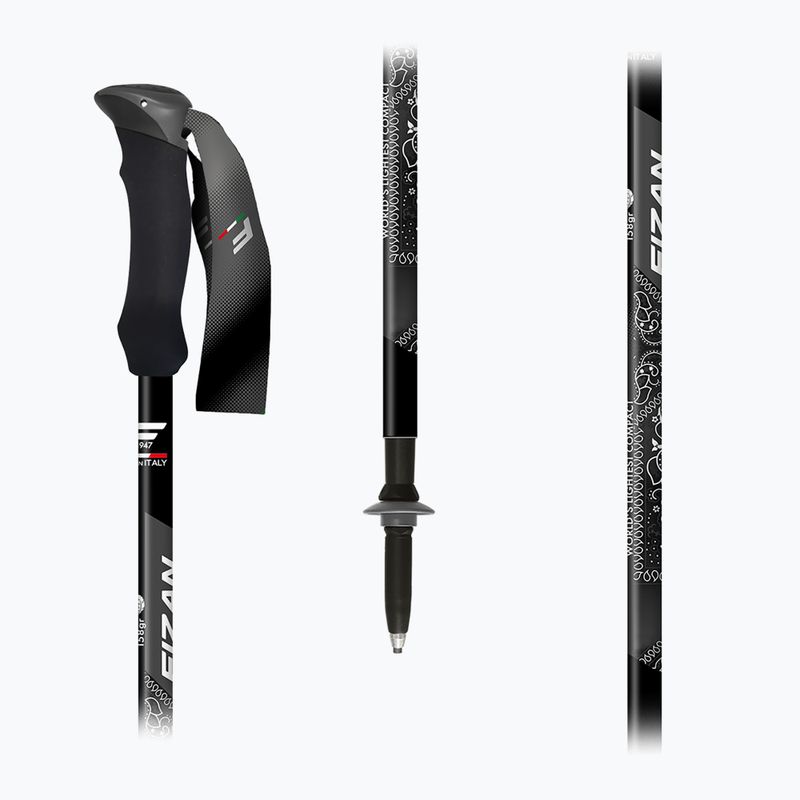 Žygio lazdos  Fizan Compact MS black 5
