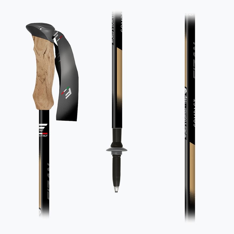 Žygio lazdos  Fizan Compact Tech beige 5