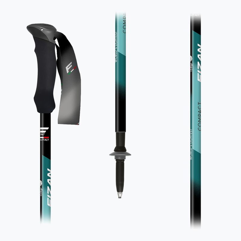 Žygio lazdos  Fizan Compact water green 5