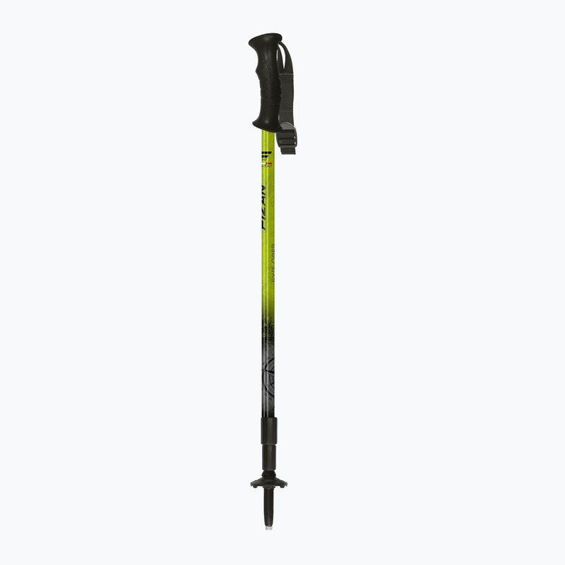 Žygio lazdos  Fizan Explorer lime/grey 2