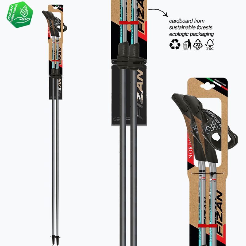 Šiaurietiško ėjimo lazdos Fizan Carbon Pro Impulse grey 6
