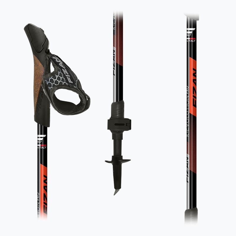 Šiaurietiško ėjimo lazdos Fizan R-Evolution Pro red 4