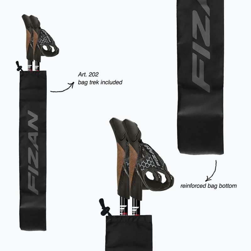 Šiaurietiško ėjimo lazdos Fizan R-Evolution Pro red 5
