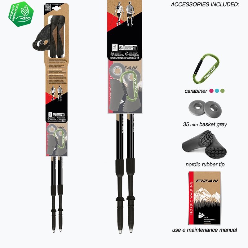 Šiaurietiško ėjimo lazdos Fizan Speed beige 5