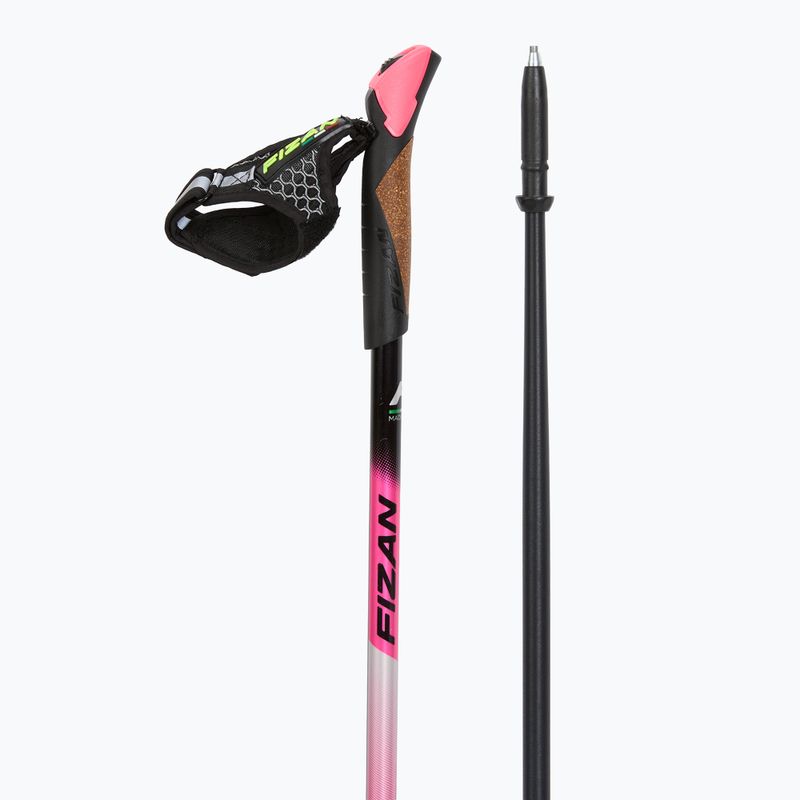 Šiaurietiško ėjimo lazdos Fizan Speed pink 3