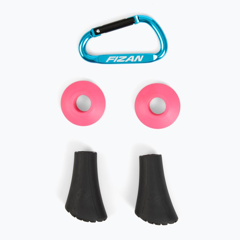 Šiaurietiško ėjimo lazdos Fizan Speed pink 7