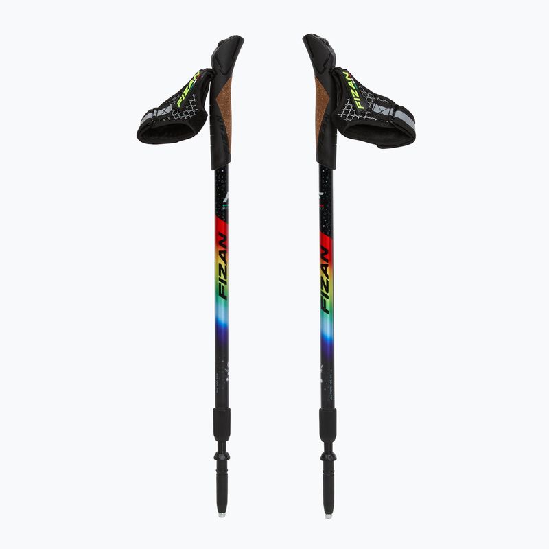 Šiaurietiško ėjimo lazdos Fizan Speed Junior rainbow 5