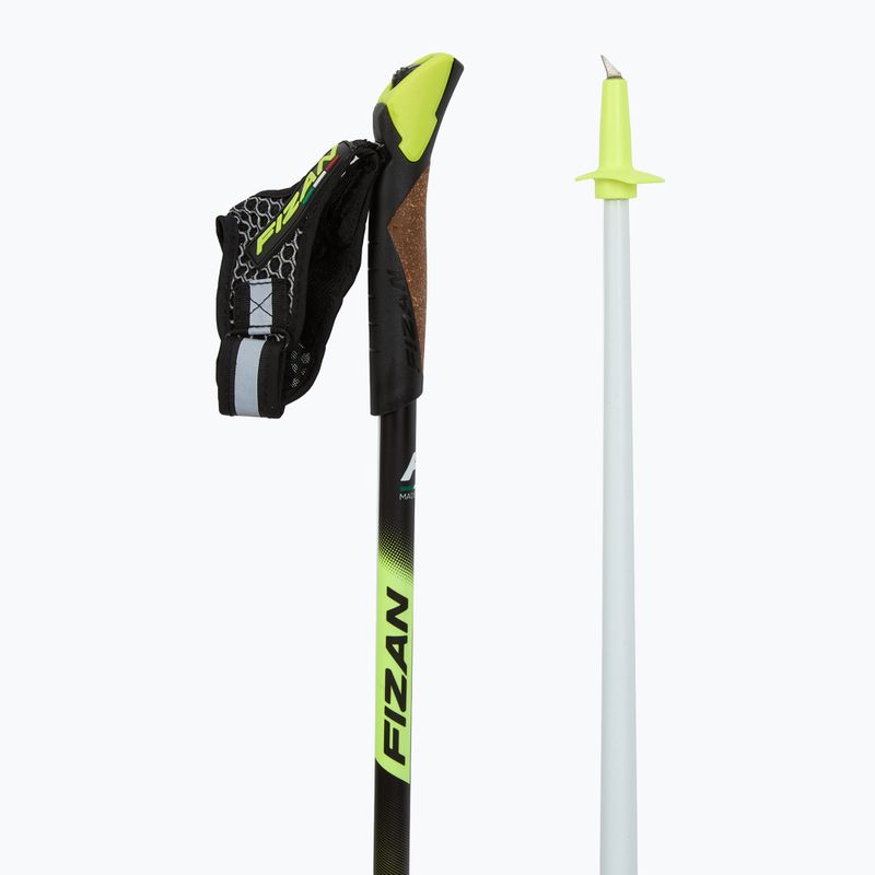 Šiaurietiško ėjimo lazdos Fizan Carbon Race yellow 3