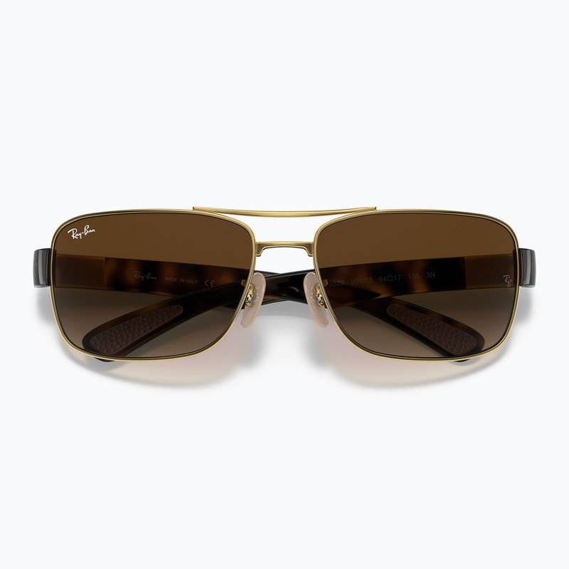 Akiniai nuo saulės Ray-Ban RB3522 arista gold/brown 3
