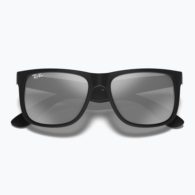 Akiniai nuo saulės Ray-Ban Justin Classic matt black/silver grey mirror 3