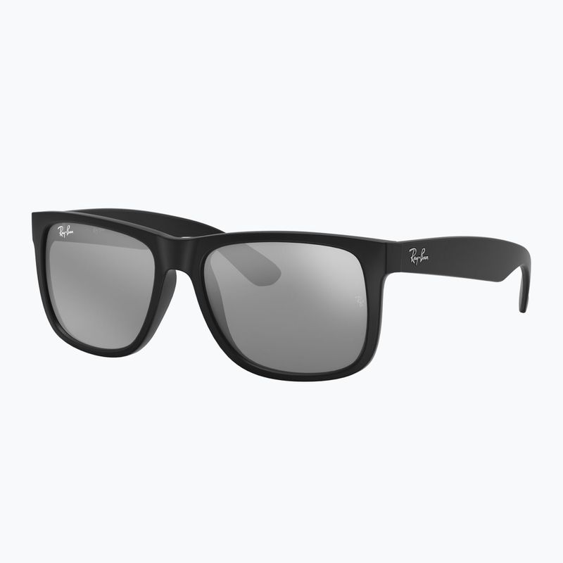 Akiniai nuo saulės Ray-Ban Justin Classic matt black/silver grey mirror 4