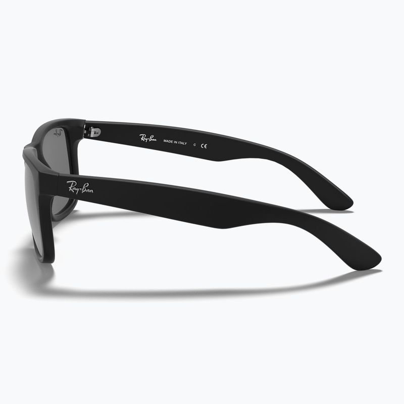Akiniai nuo saulės Ray-Ban Justin Classic matt black/silver grey mirror 7