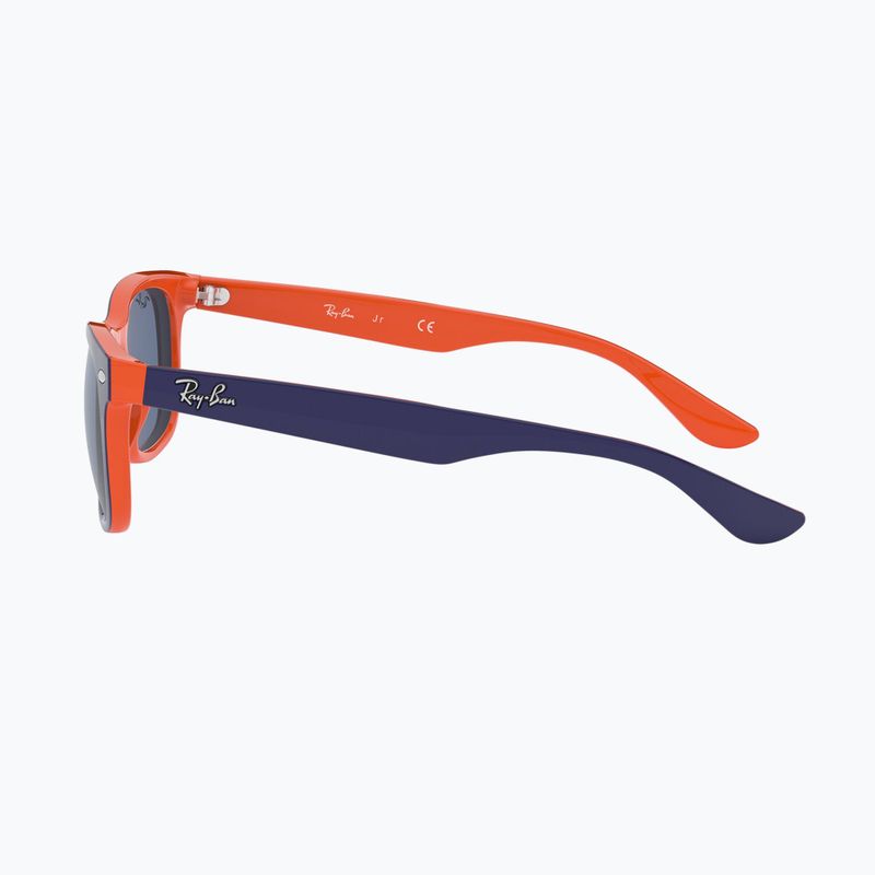 Vaikiški saulės akiniai Ray-Ban New Wayfarer matte black/blue 7