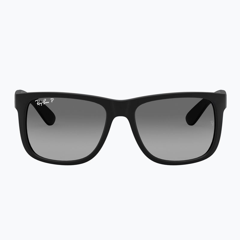 Akiniai nuo saulės Ray-Ban Justin Classic matt black gum/dark grey 2