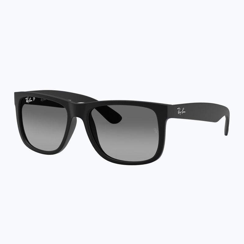 Akiniai nuo saulės Ray-Ban Justin Classic matt black gum/dark grey 4