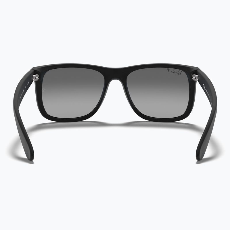 Akiniai nuo saulės Ray-Ban Justin Classic matt black gum/dark grey 5