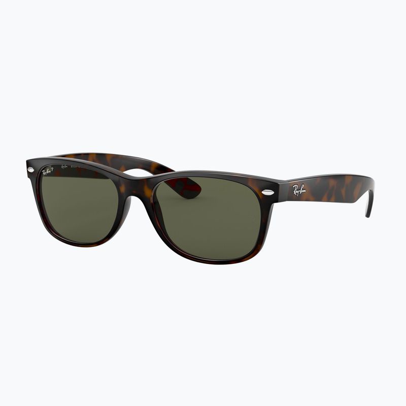 Akiniai nuo saulės Ray-Ban New Wayfarer Classic tortoise/green g-15 polarized 4
