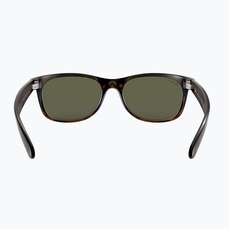 Akiniai nuo saulės Ray-Ban New Wayfarer Classic tortoise/green g-15 polarized 5