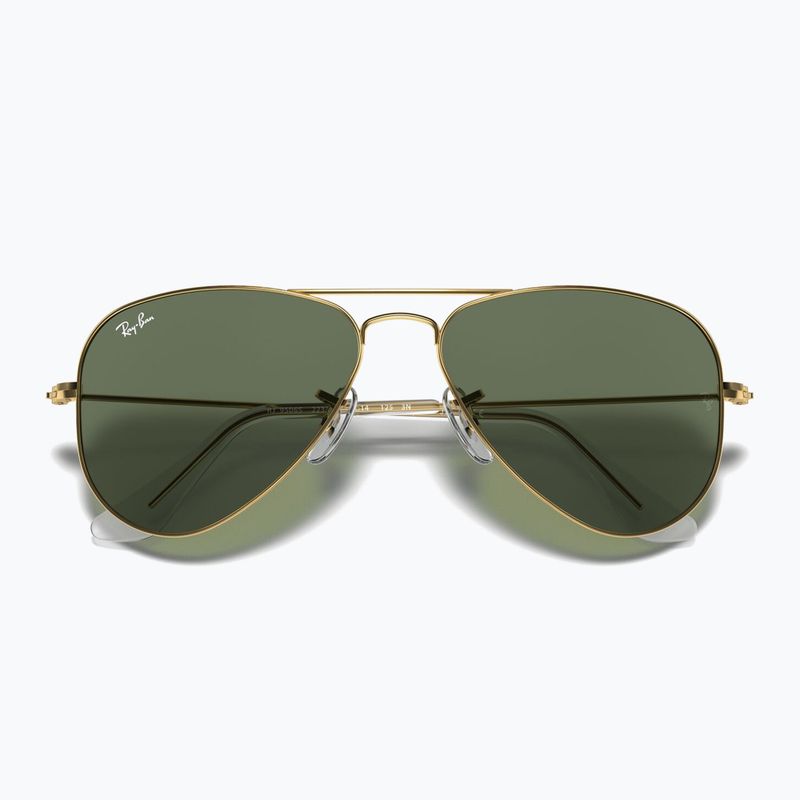 Vaikiški saulės akiniai Ray-Ban Aviator arista gold/dark green 3
