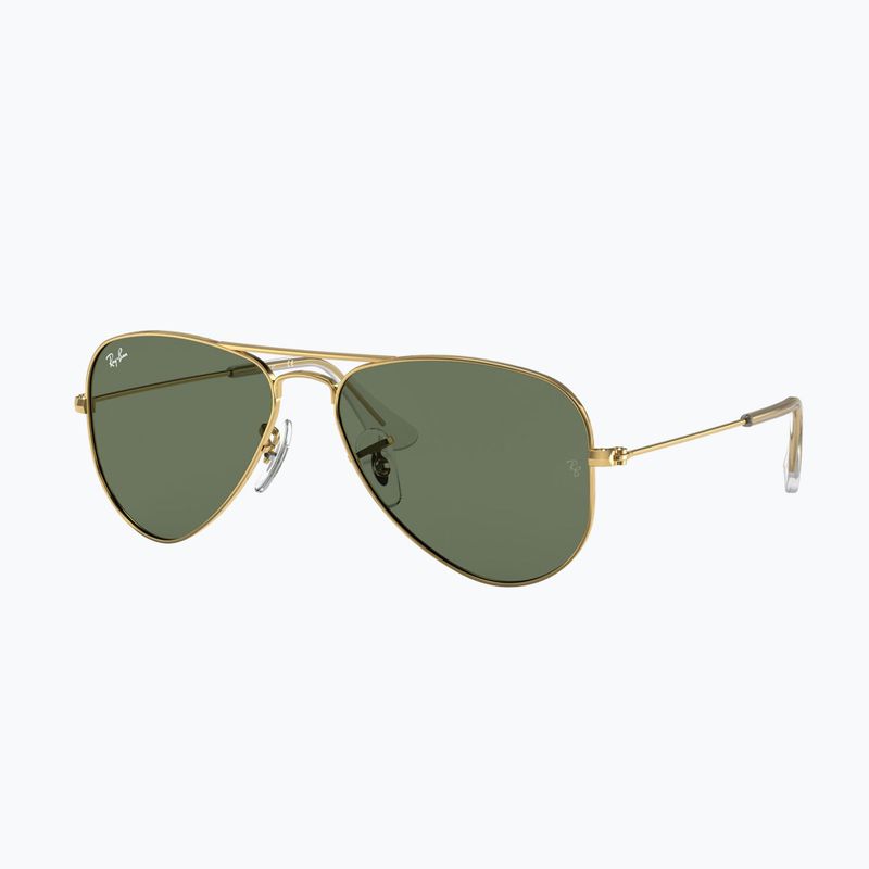 Vaikiški saulės akiniai Ray-Ban Aviator arista gold/dark green 4