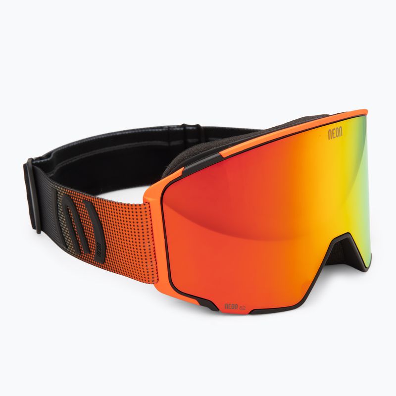 Slidinėjimo akiniai Neon Ice black/orange/mirror red/amber 2