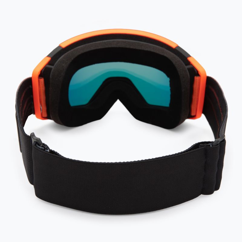 Slidinėjimo akiniai Neon Ice black/orange/mirror red/amber 4