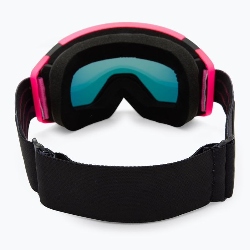 Slidinėjimo akiniai Neon Ice black/pink/mirror red/amber 4