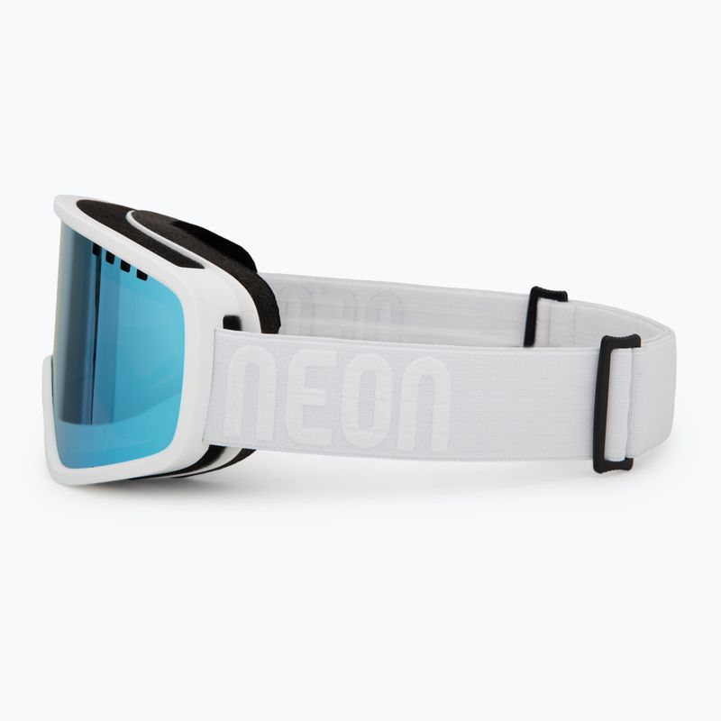 Slidinėjimo akiniai Neon Force Otg white/white/mirror steel 4