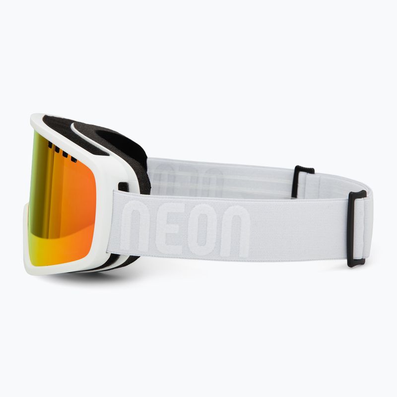 Slidinėjimo akiniai Neon Force Otg white/white/mirror red 4