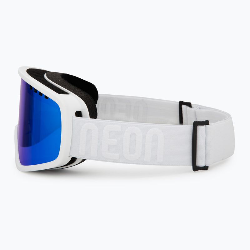 Slidinėjimo akiniai Neon Force Otg white/white/mirror blue 4