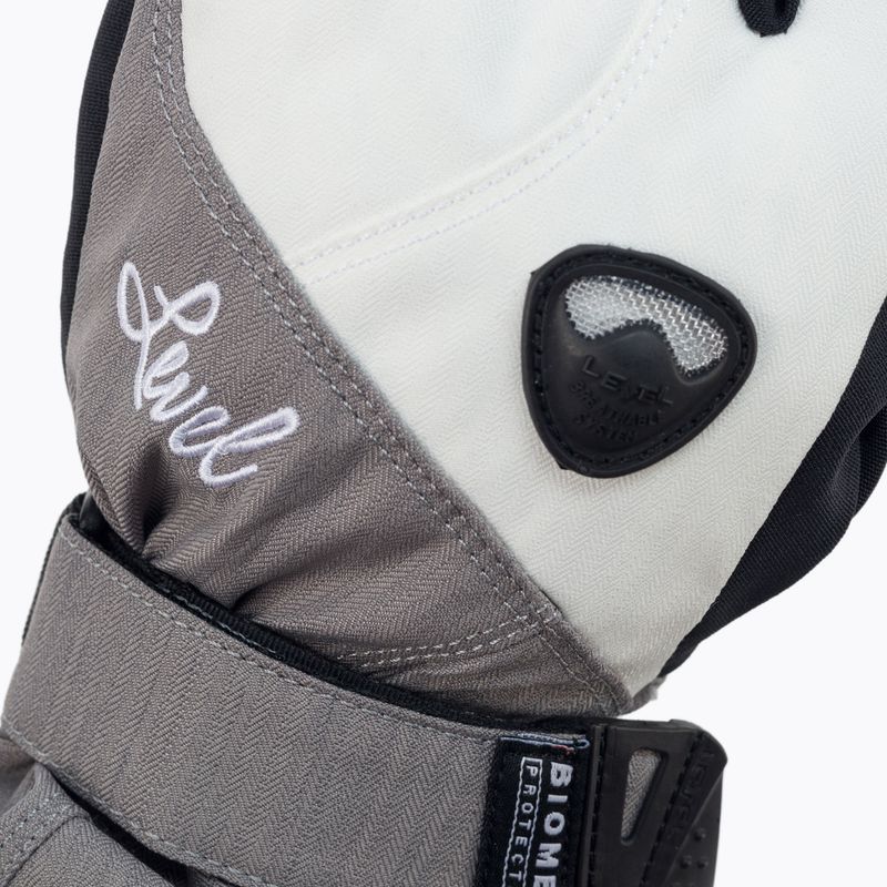 Moteriškos snieglenčių pirštinės Level Butterfly silver 1041WG.08 4