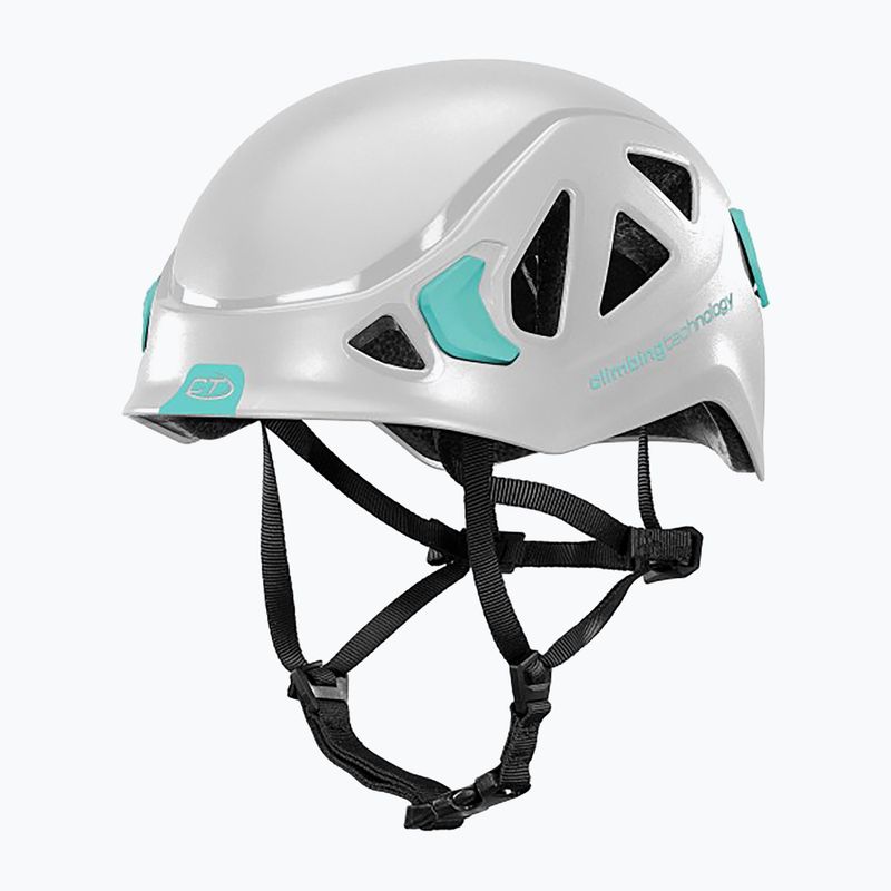 Laipiojimo šalmas Climbing Technology Eclipse white/aquamarine