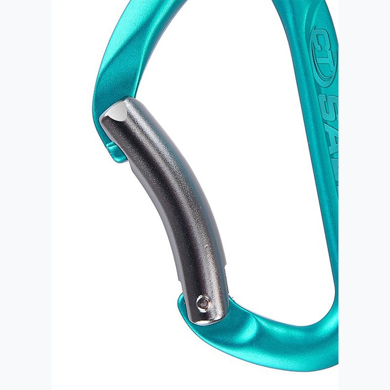 Laipiojimo karabinas Climbing Technology Salto B electricblue/titanium 2
